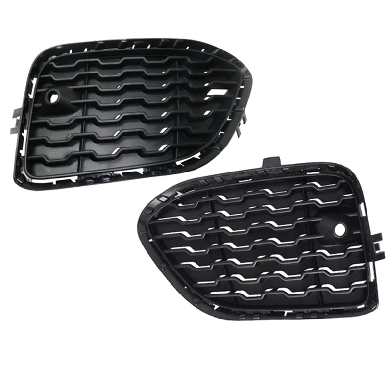 

AU63-Fog Lamp Frame Bezel Fog Lamp Grille Cover Fog Lamp Frame For BMW 51118056941 51118056942 Front Bumper Closed M Grille