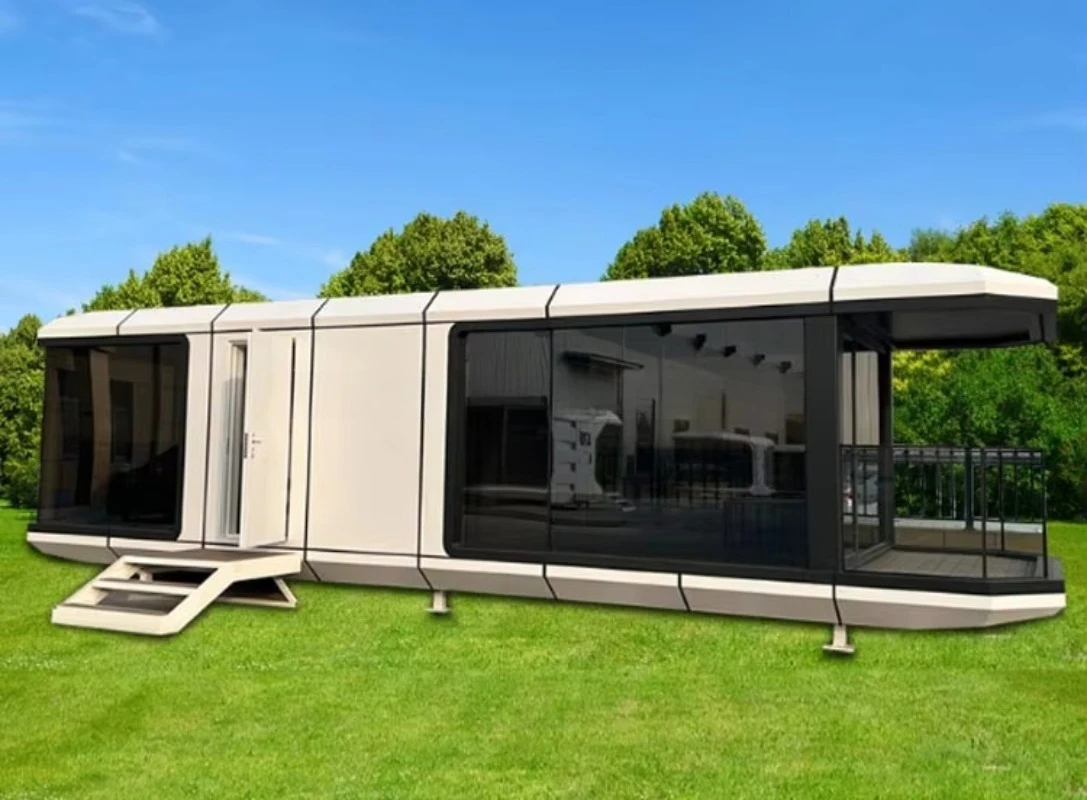 Villa mobile per casa mobile con cabina per hotel residenziale integrata prefabbricata portatile moderna per esterni