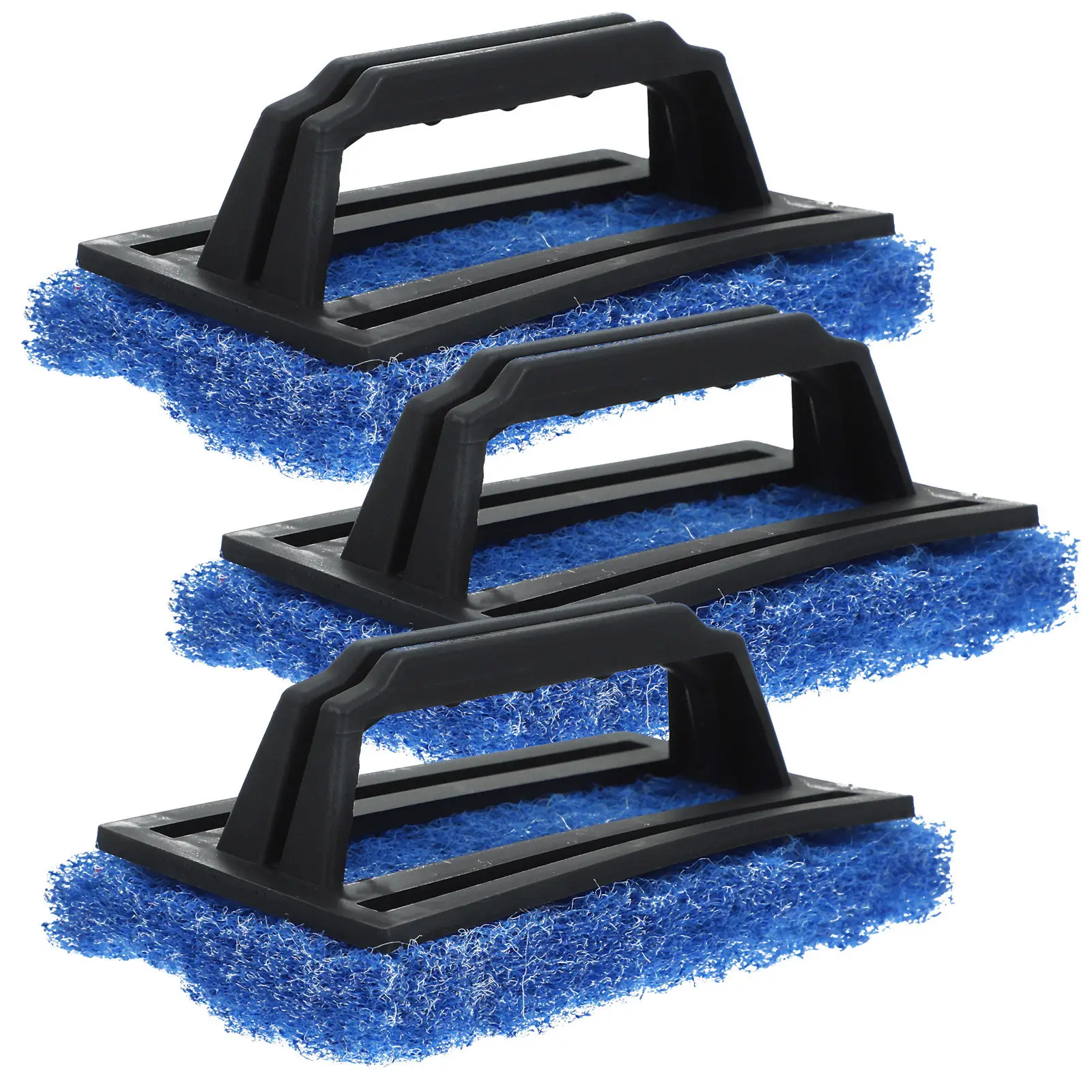 3 Pcs Scrubber Screen Brush Print Ink Multifunctional Cleaning Brushes Pad Stamp Sponge