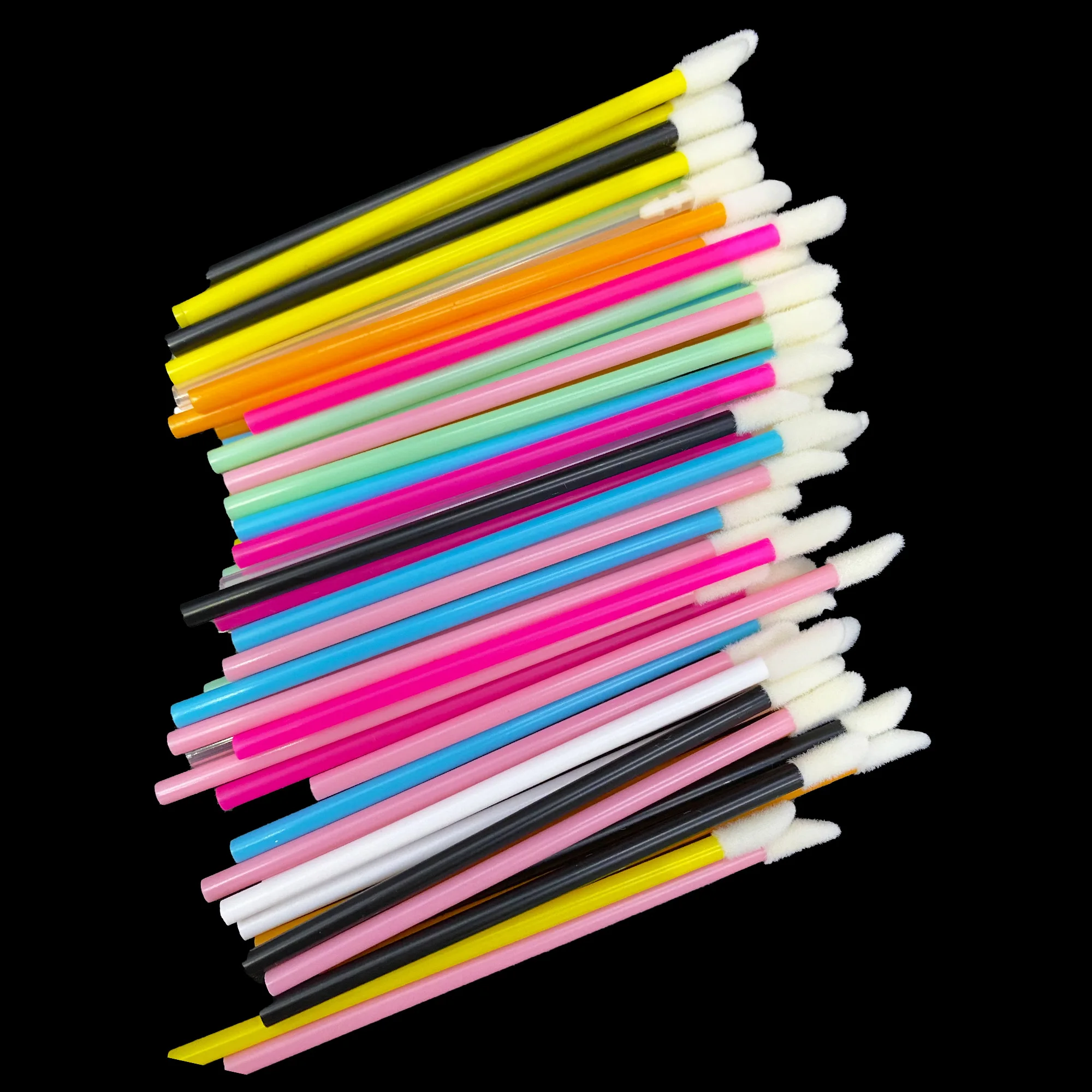 Wholesale 5/50/500pcs Lip Brushes Applicators Eyelashes Brush Lipstick Brush Lip Gloss Applicator Wands Makeup Beauty Tool