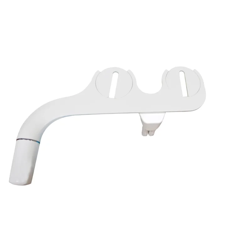 Ultra-Slim Toilet Seat Attachment Adjustable Water Pressure Bidet  Non-Electric Dual Nozzle