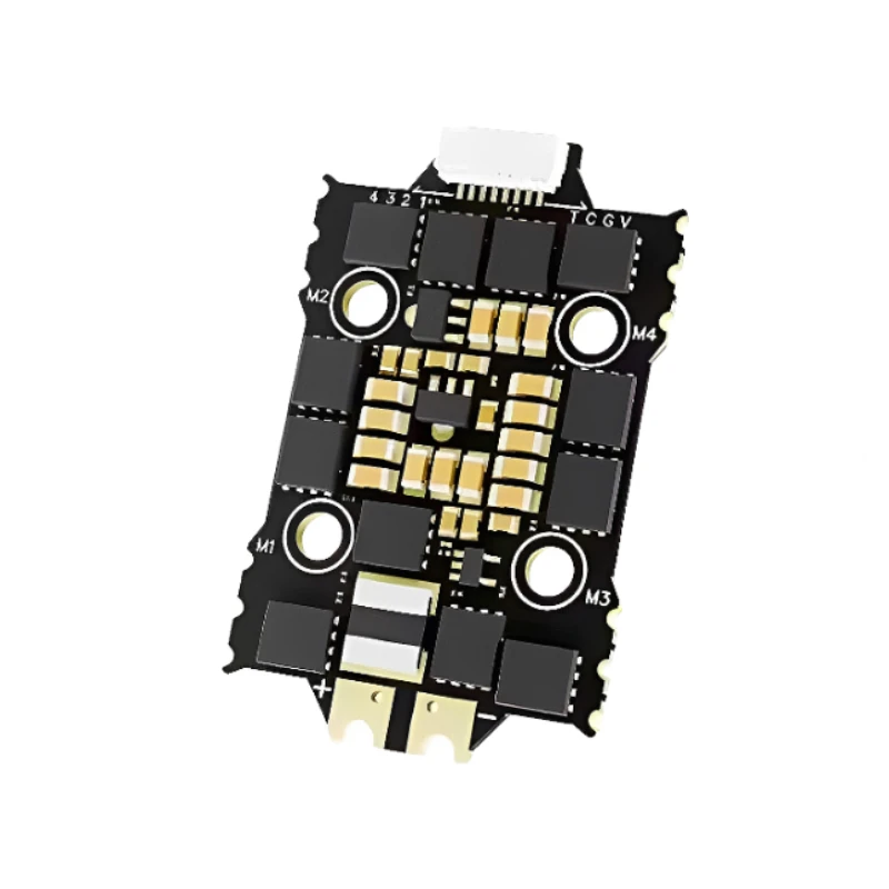 HGLRC 60A 4IN1 MINI V1 ESC, BL32 3-6S Electronic Speed Controller for FPV Racing Quadcopter Multicopter