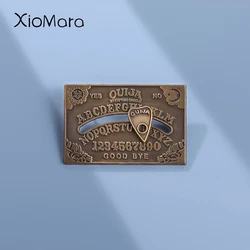 Ouija Board Enamel Pin Divination Witch Magic Punk Jewelry Lapel Backpack Shirt Alloy Badge Brooch Custom Accessories Wholesale
