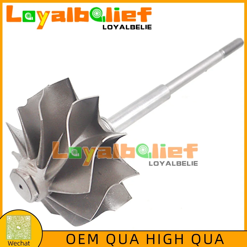 FOR Turbo wheel/ turbine shaft&wheel for Ceramic ball bearing 62.35X68mm 10 blades  GT3582R/GT35R/GT3582/GTX3582
