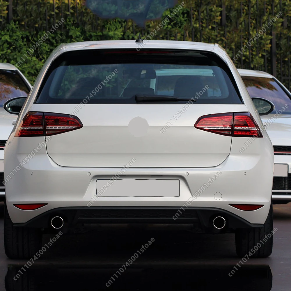 Difusor de Aerofólio Traseiro para VW Volkswagen Golf 7 VII MK7 GTI 2013-2016 Estilo Lâmina em ABS Brilhante de Alta Qualidade para Tuning Automotivo