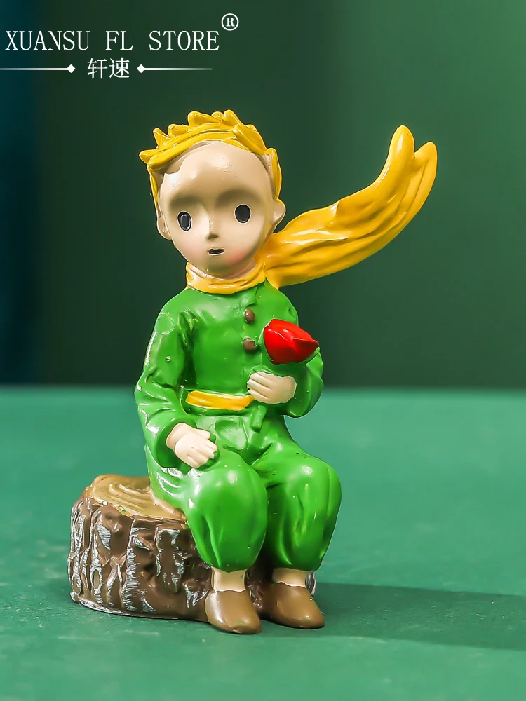 

Little Prince Anime Figure Ornaments Rose Fox Men and Women Doll Model Blind Box Kawaii Girls Birthday Surprise Gift Mystery Box