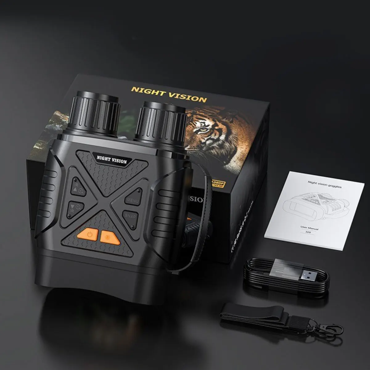 Infrared Night Vision Binoculars 800m Range 10xDigital Zoom Photo Video