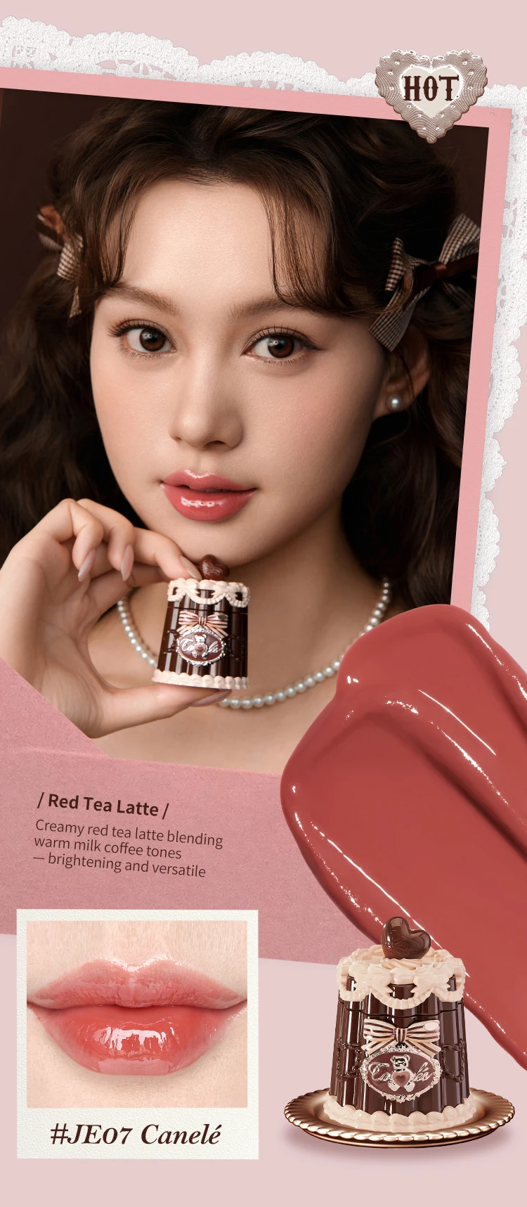 Flower Knows The Sweetie Bear Collection Coating Lip Jelly