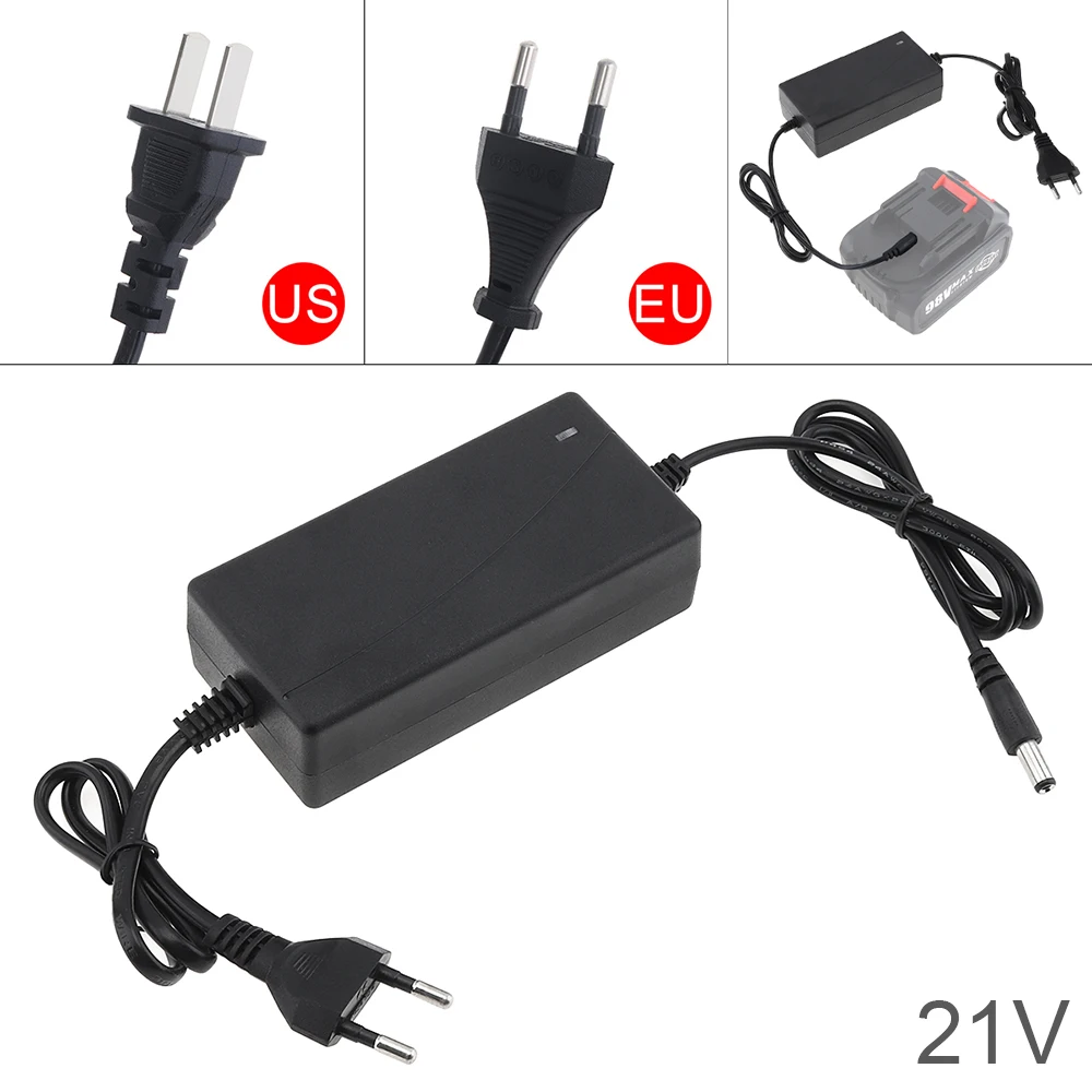 

18650 Lithium Battery Charger for 18V 21V Screwdriver Electric Wrench Hammer Drill Cordless Saw Battery Pack Use