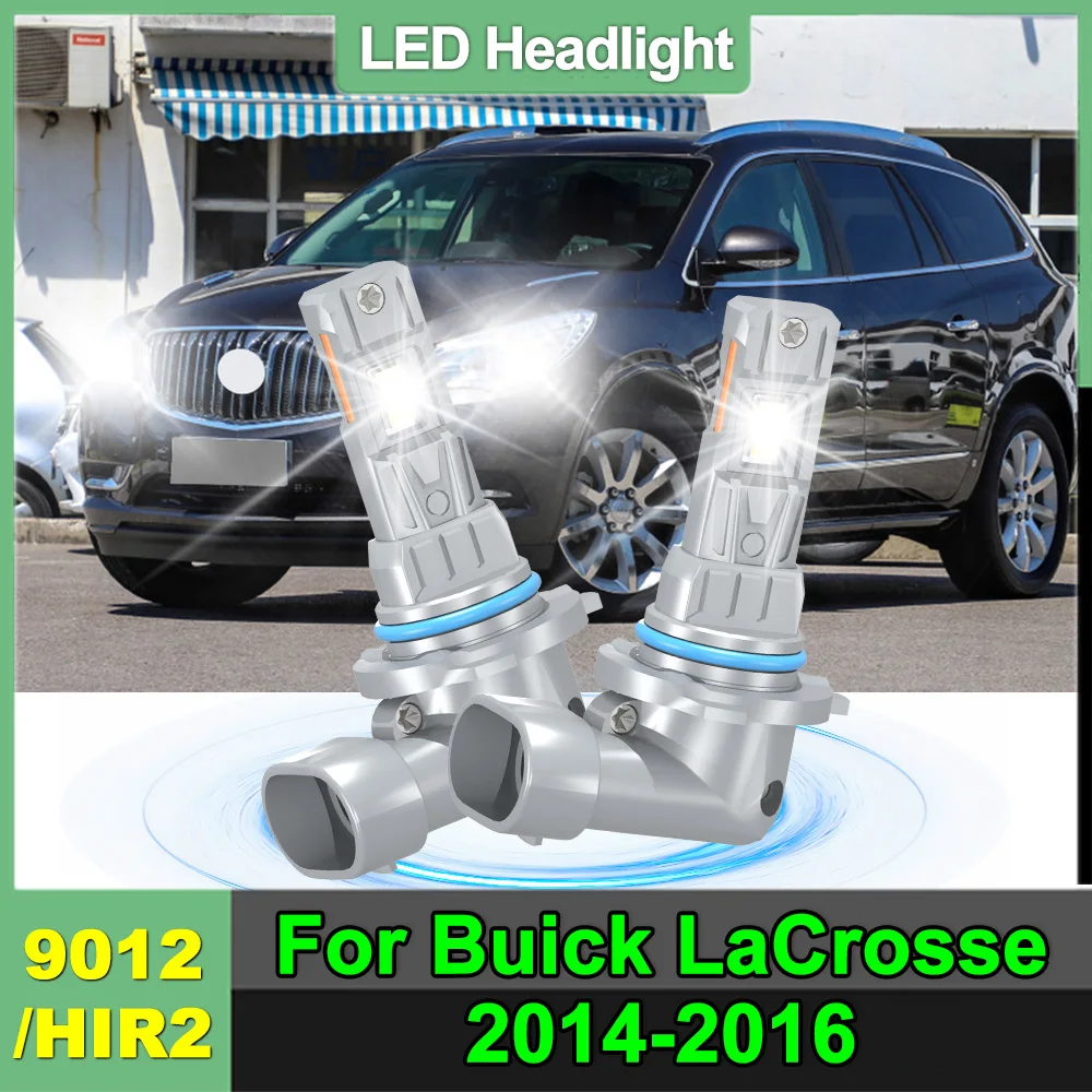 

For Buick LaCrosse 2014-2016 9012 LED Headlight Bulbs Super bright 6000k Single Copper Tube Auto Light Bulbs