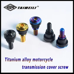 TAIMEILI Titanium alloy motorcycle drive cover screw suitable for Yamaha XMAX300/155 modification 1pcs