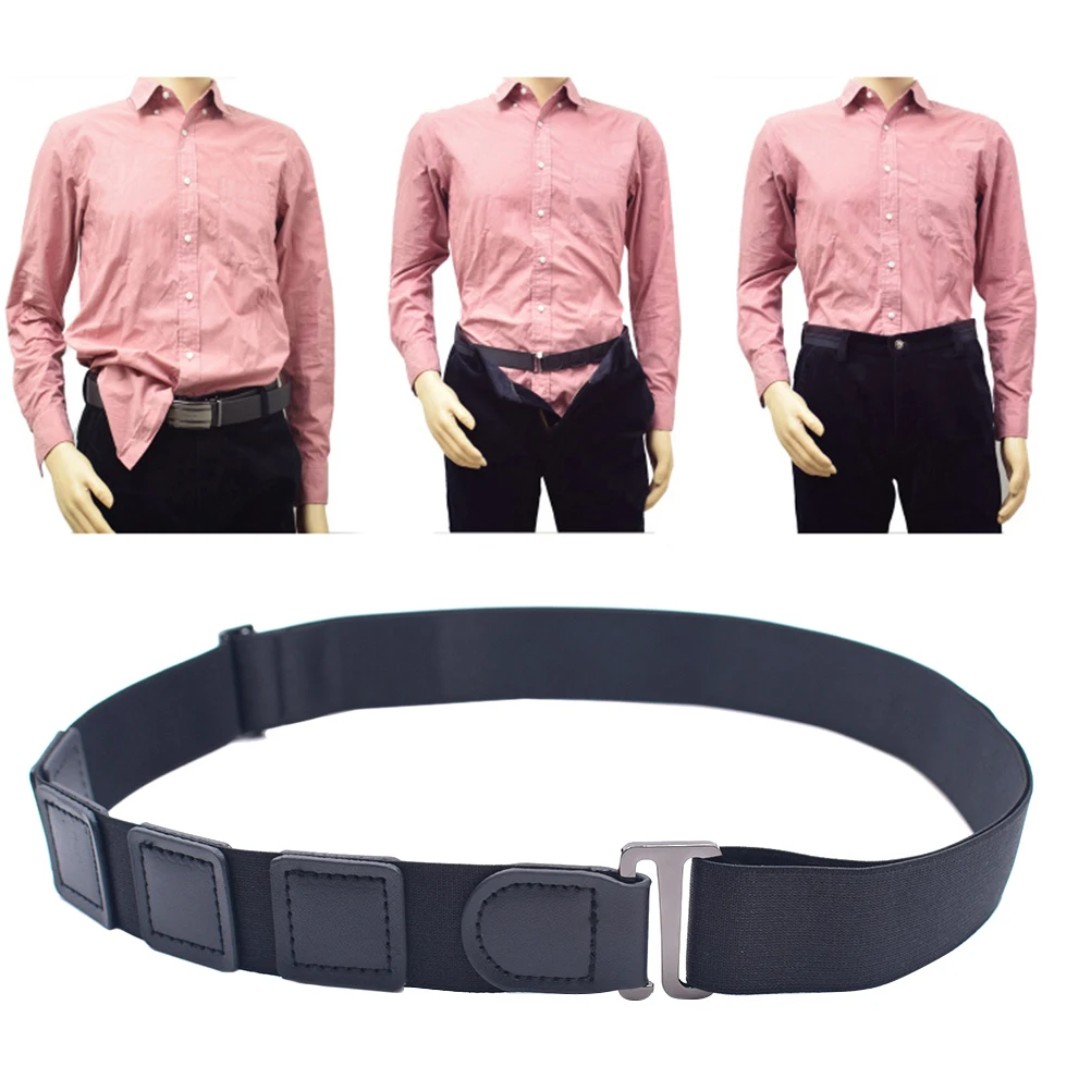 

Anti-slip Anti-wrinkle Shirt Strap Belt Undergarment Stays Sweat Resistant Elastic Chic Stylish Pants Accessory Keeps