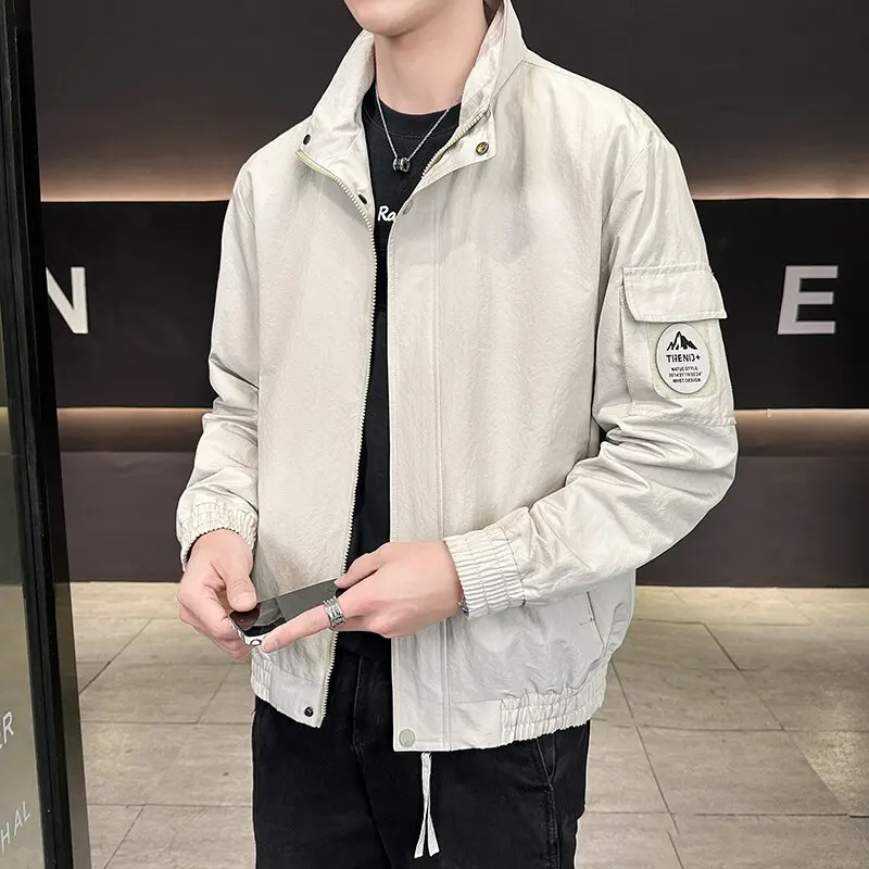 

Autumn and Spring New Fashion American Vintage Windproof Workwear Jacket Men's Casual Loose Sports High Quality Outerwear