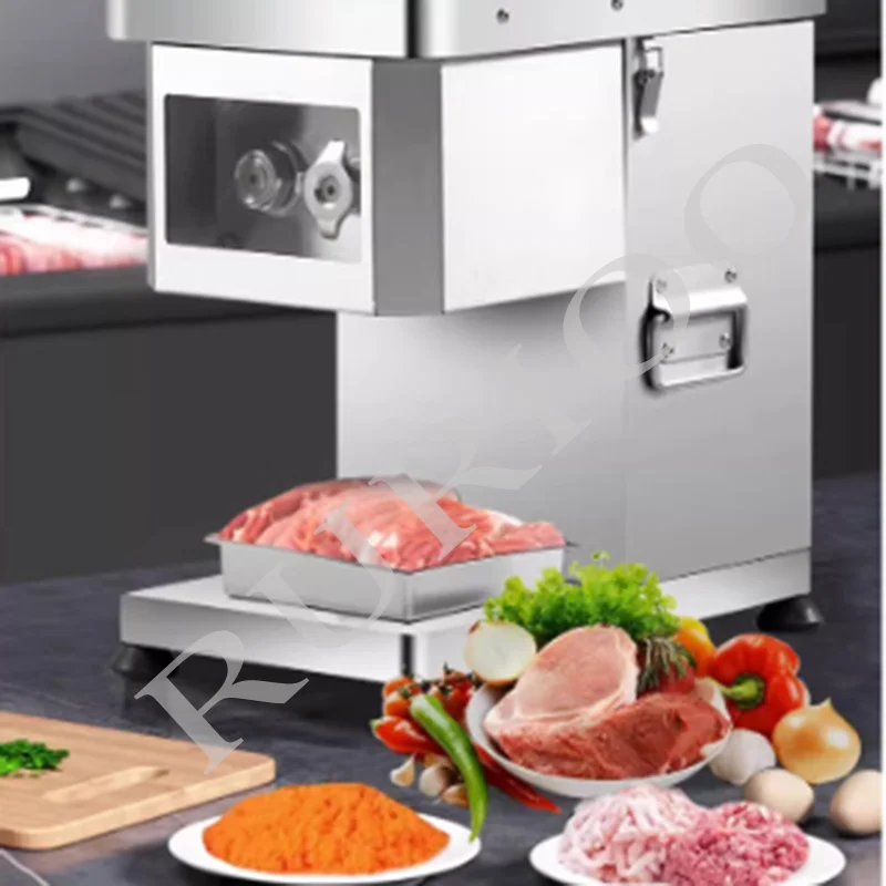 Stainless Steel Automatic Shred Slicer Dicing Machine Electric Multi-function Meat Cutting Machine
