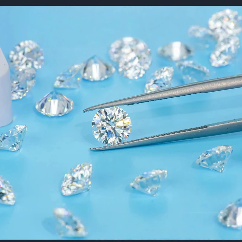 JH Super White Top Belgium Cut Moissanite Stone 0.1ct-30ct Gemstones D Color Diamond Moissanite Loose Stone
