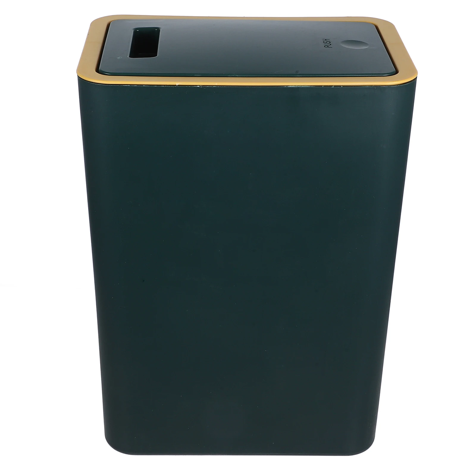 

15L Press Trash Can Waste Basket Plastic Wastebasket Office Bedroom Garbage Can Kitchen Bathroom Compact Size