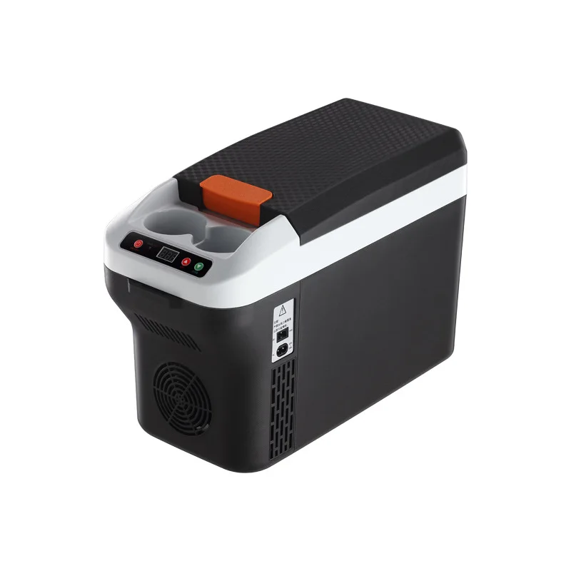 

10 liters 22 liters horizontal semiconductor double refrigeration armrest car refrigerator car home 12V/24V