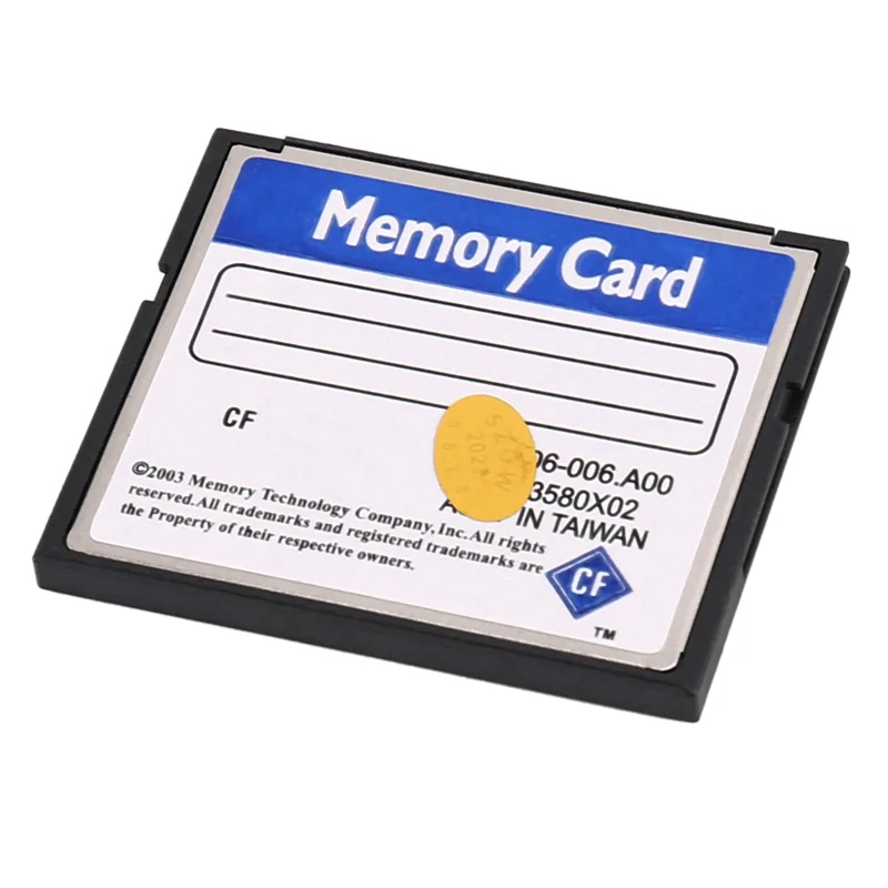 

【Sleek Design】3X Professional 4GB Compact Flash Memory Card(White&Blue)