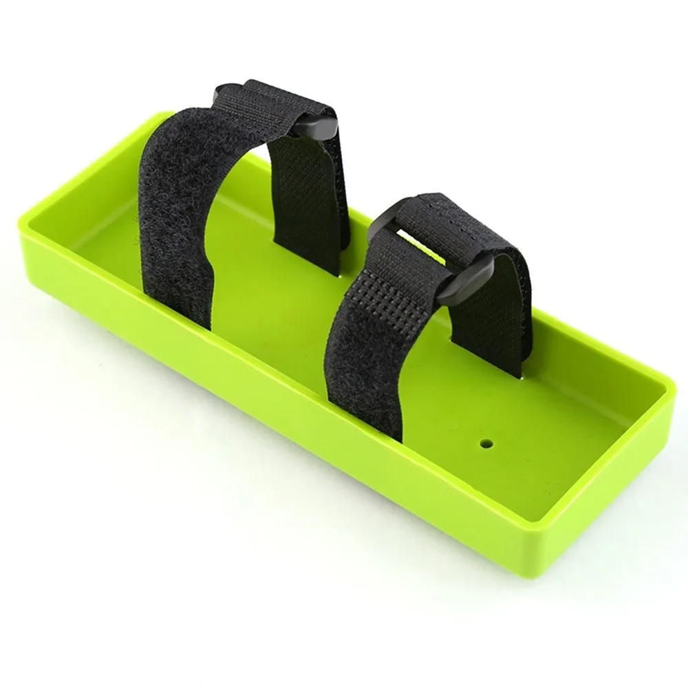 Plastic RC Battery Box Velcro Straps DIY Conversion Power Source Holder Rectangular Battery Bracket Tray for RC Crawler Car