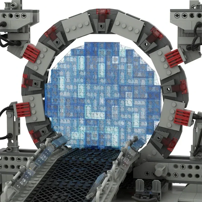 MOC-95538 Filme Space Travel Scenes Building Block Kit, Wormhole, Stargateals, SG-1 Modelo, Puzzle Brinquedos para Crianças, Presente de Aniversário