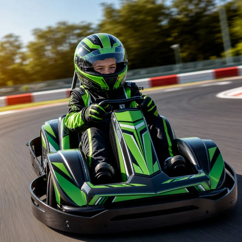 Electric Go Kart  Outdoor Venue Racing Kart Amusement Playground Park Club Professional Driving Recreational Electric Go Kart