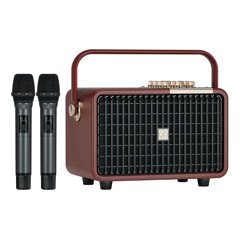 

Saintlark 100 Вт большой мощности встроенный аккумулятор Bluetooth беспроводной динамик с двойным микрофоном для домашней вечеринки и офиса