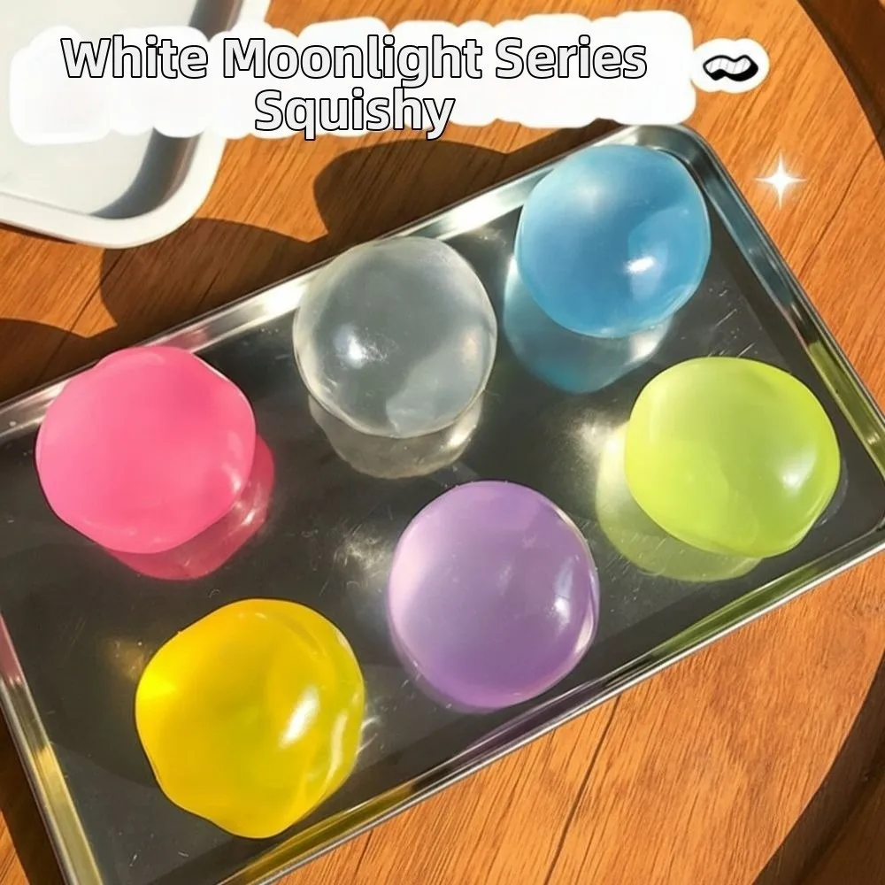 Gift Soft Round Stress Ball Shapeable Stress Relief Squeeze Sensory Fidget Ball Reusable Decompression Pinch Toy For Kids Adults