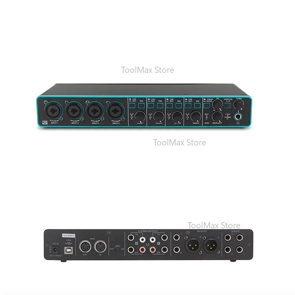 Small external computer recording sound card USB computer drive-free home sound card, live recording Karaoke mixer