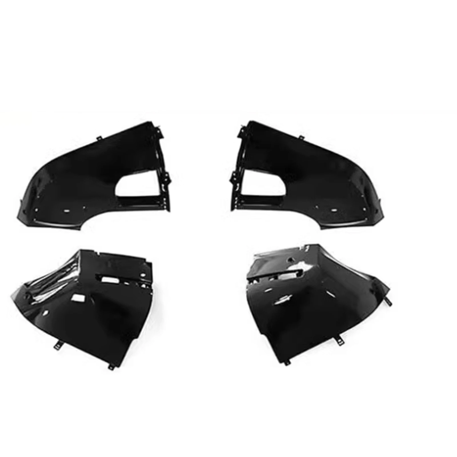 

4pcs Front Rear Bumper Side Spoiler Corner Cover Lower Splitter Protector Guard For Land Rover New Defender L663 2020-2025