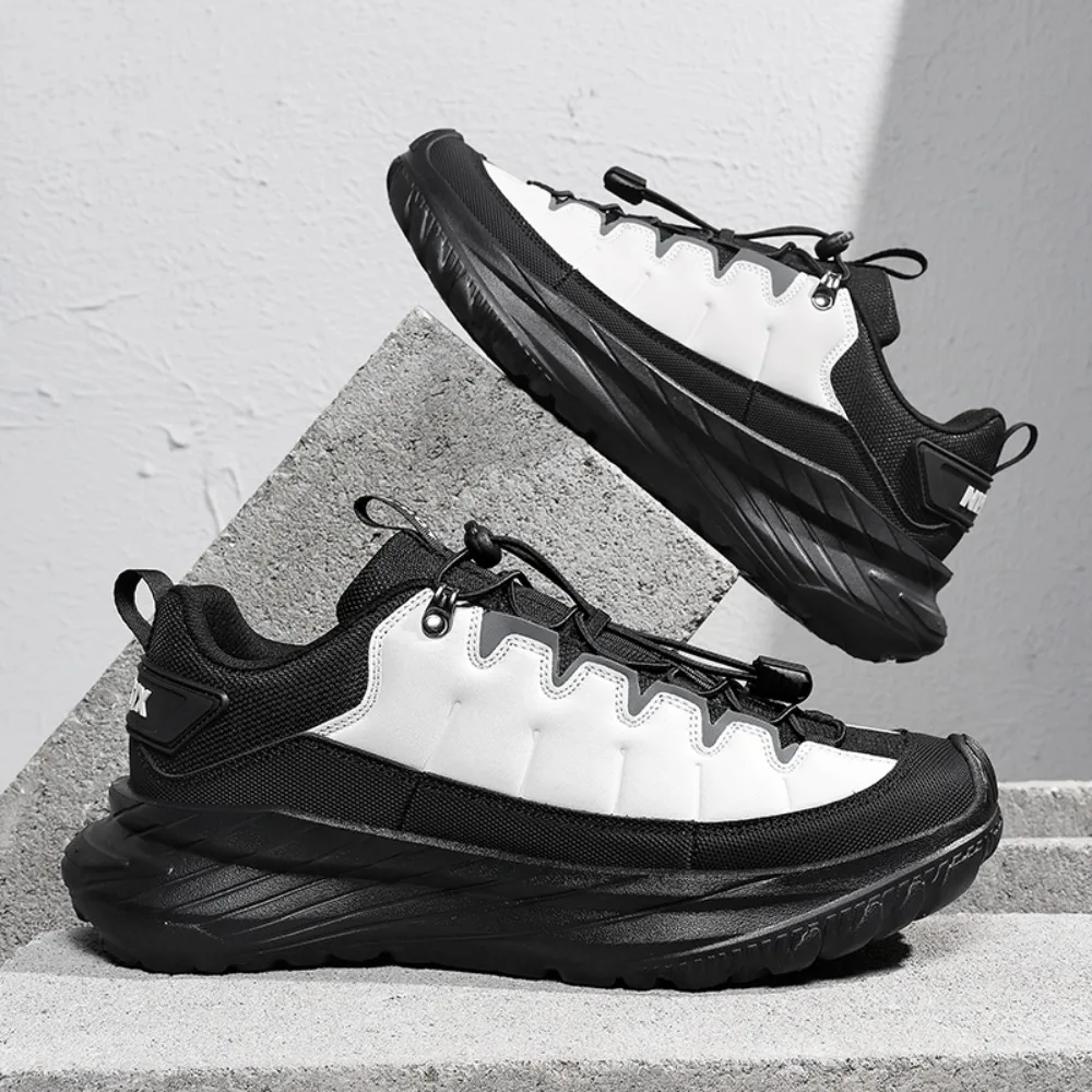 

Casual Men's Running Shoes Large Size Spring New Style Comfortable Breathable Leather Upper Rubber Sole for Running And Walking