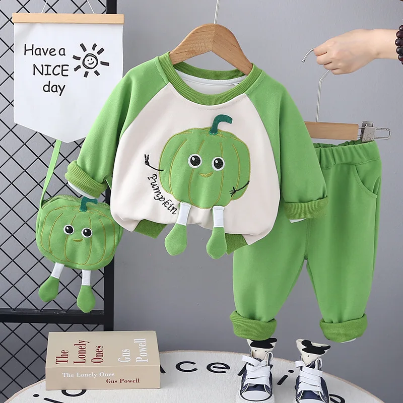 

Children Sets 2024 Kids Outfits for Boys and Girls 1 to 5 Years Casual O-neck Long Sleeve T-shirts Tops and Pants Infant Clothes