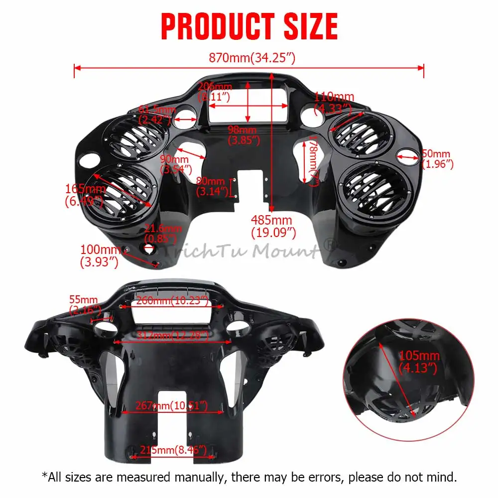 Inner Fairing Cover With 6.5