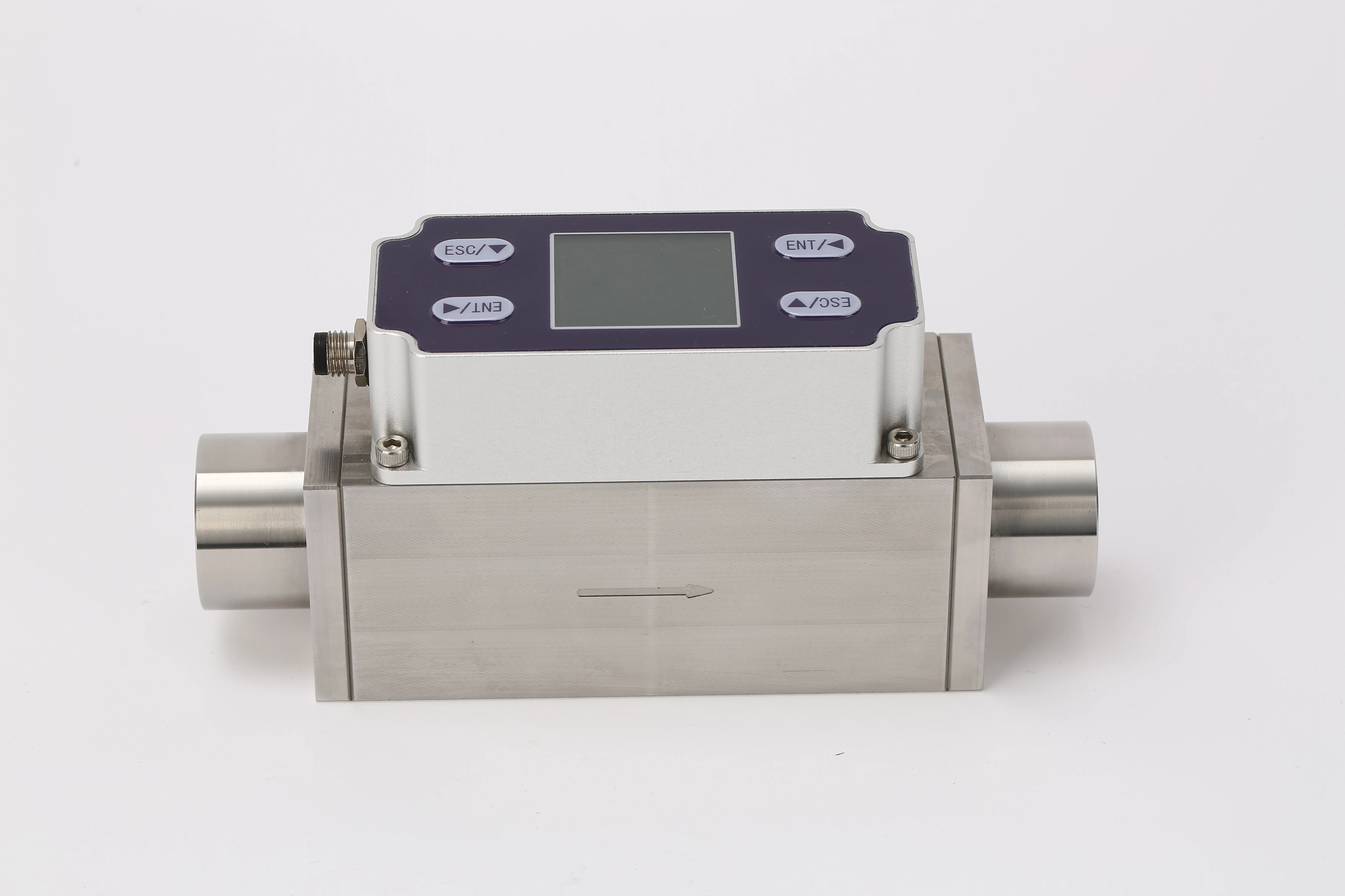 Customizable Mini DN25 Industrial  Flowmeter Small Diameter Thermal Mass Flowmeter Compressed Air Ozone Mini Digital OEM