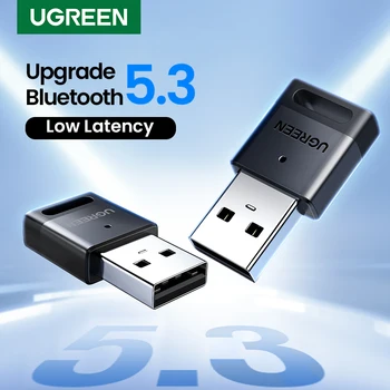 UGREEN-USB Adaptador Dongle Bluetooth 5.3, PC Speaker, Mouse sem fio, Teclado, Receptor De Áudio De Música, Transmissor