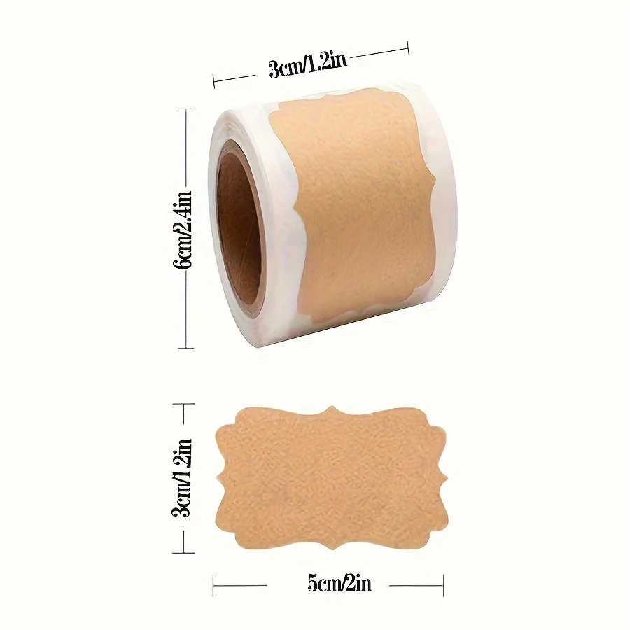 250pcs/bag labels stickers can be used to write labels home jars product categories logos