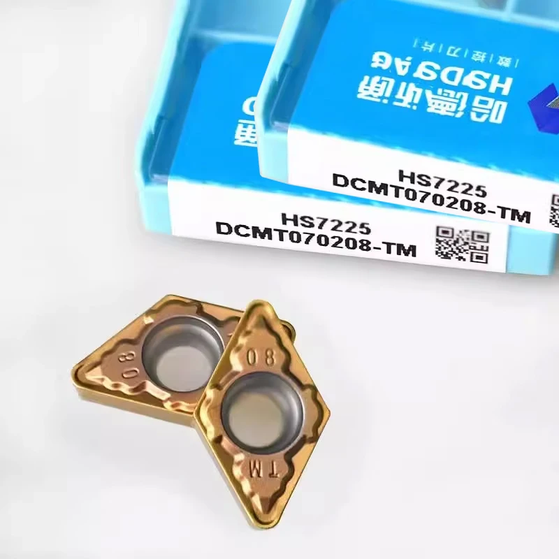 

Original HARDSTONE DCMT070204 070208 11T304 DCMT11T308 11T312 TM HS7225 HS7125 HS8125 HS8215 HS8225 Turning Tool Carbide Inserts