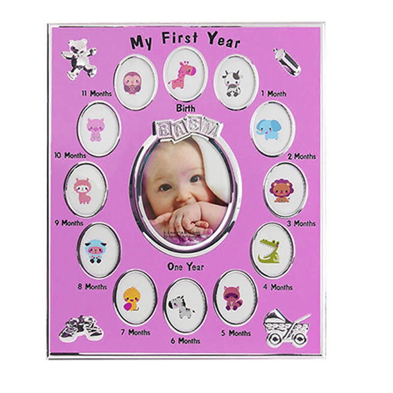 Baby im ersten Jahr Andenken Bild Phot Legierung Multi Bilder für Wohnkultur Legierung Ornament Wohnkultur