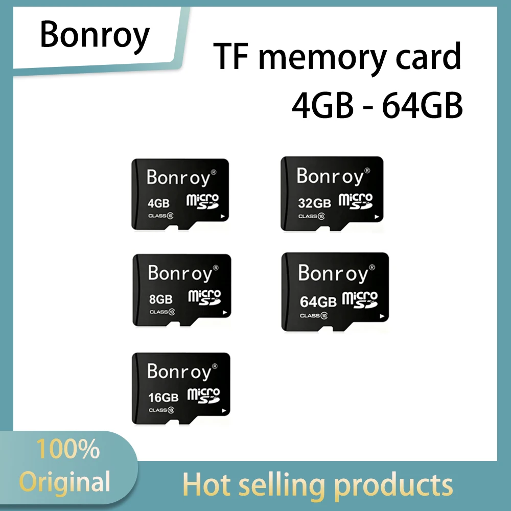 bonroy-micro-tf-ミニsdカード-4gb～64gb-class10-tfメモリカード。スマートフォン、デジタルカメラ、キッズカメラに対応。