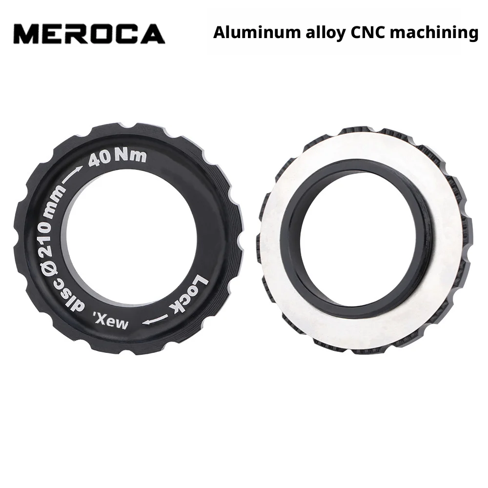 Bicycle Centerlock Lockring and Spacer Bike Center Lock Cover Wrench for 6 Bolt Disc Brake Rotor