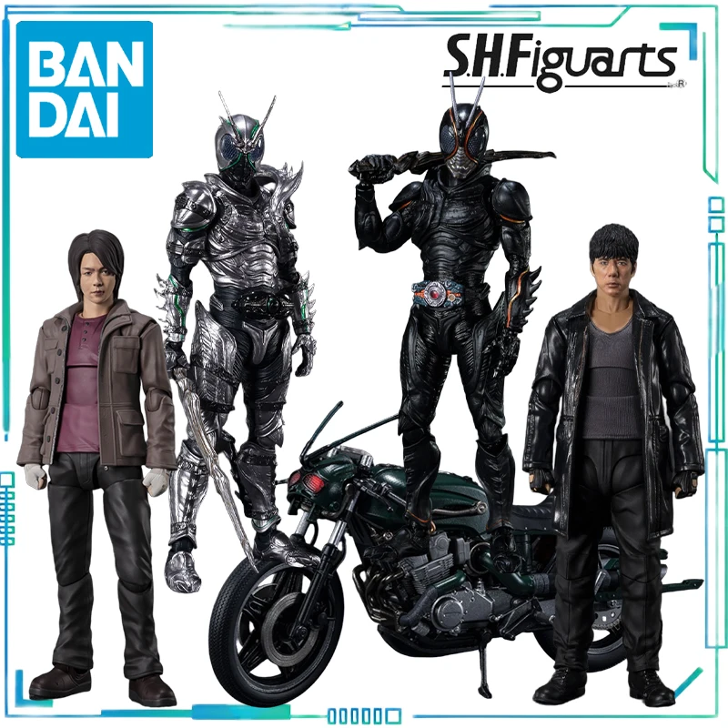 

BANDAI SPIRITS Genuine S.H.Figuarts Series KAMEN RIDER BLACK SUN Battle Locust Motorcycle Kamen Rider Shadow Moon Movable Model