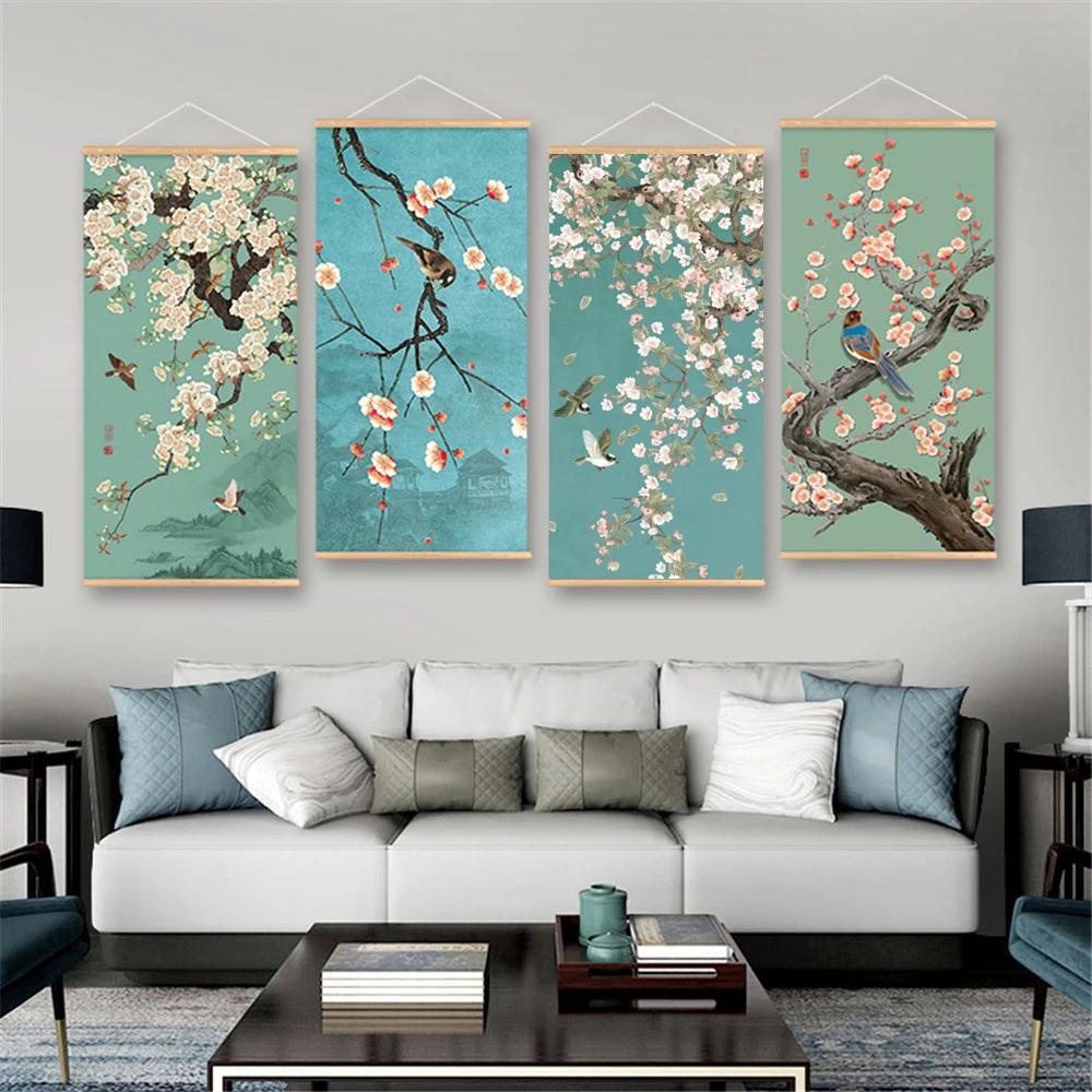 Chinese Ink Landscape Canvas 4