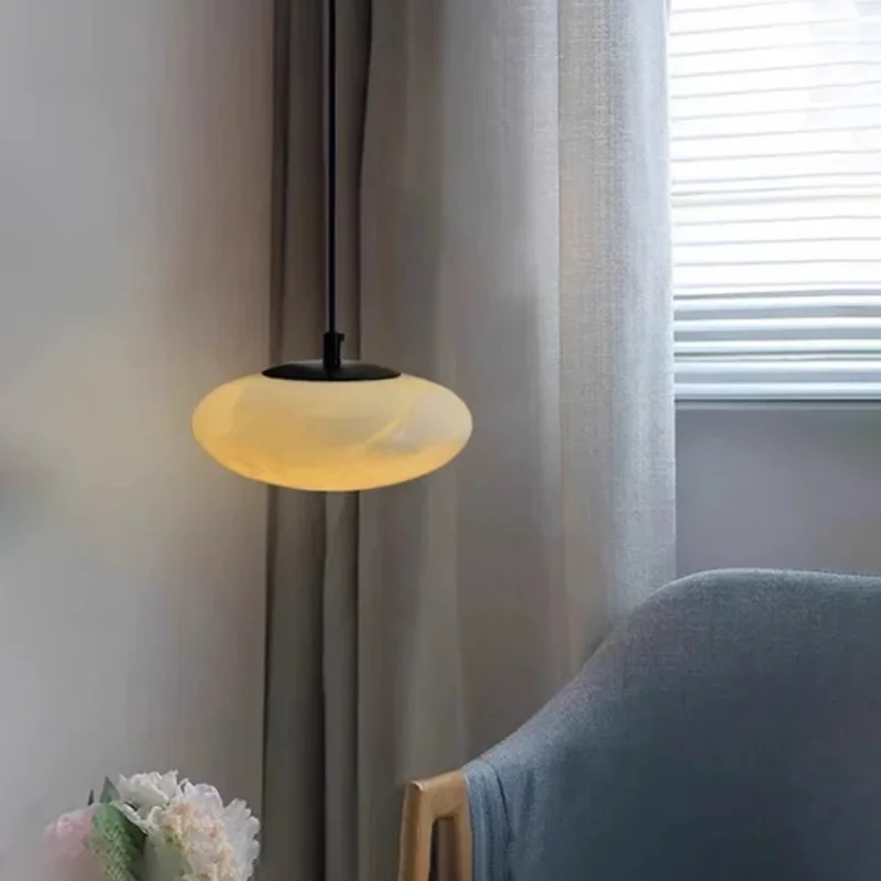 

Nordic Luxury Lifting Marble Chandeliers, Black Bedroom Headboard Island Table Decoration, Wire Hanging Lamp Fixtures, Led Light