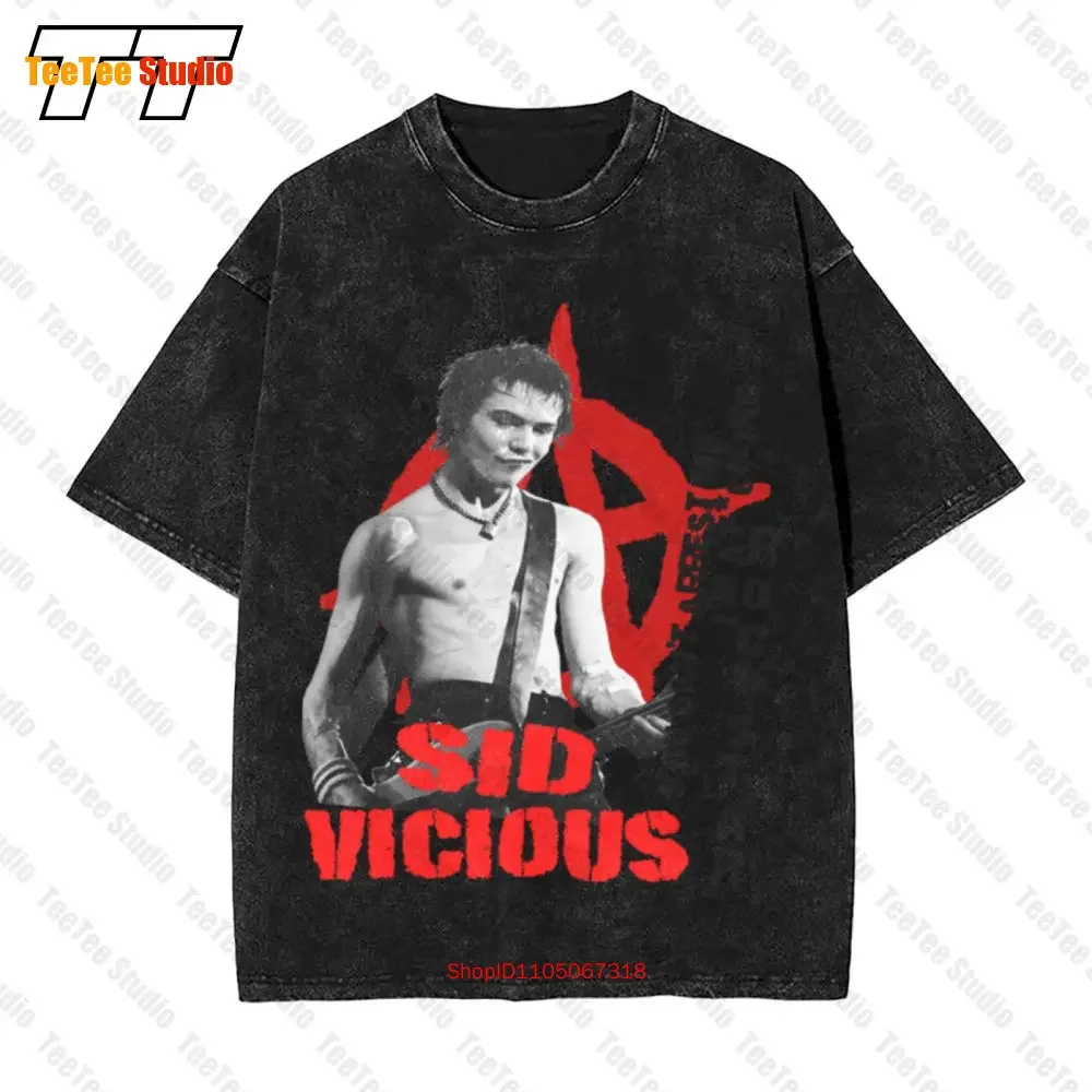 Sid Vicious Punk Rock Vintage Oversized T-Shirt JN7Y