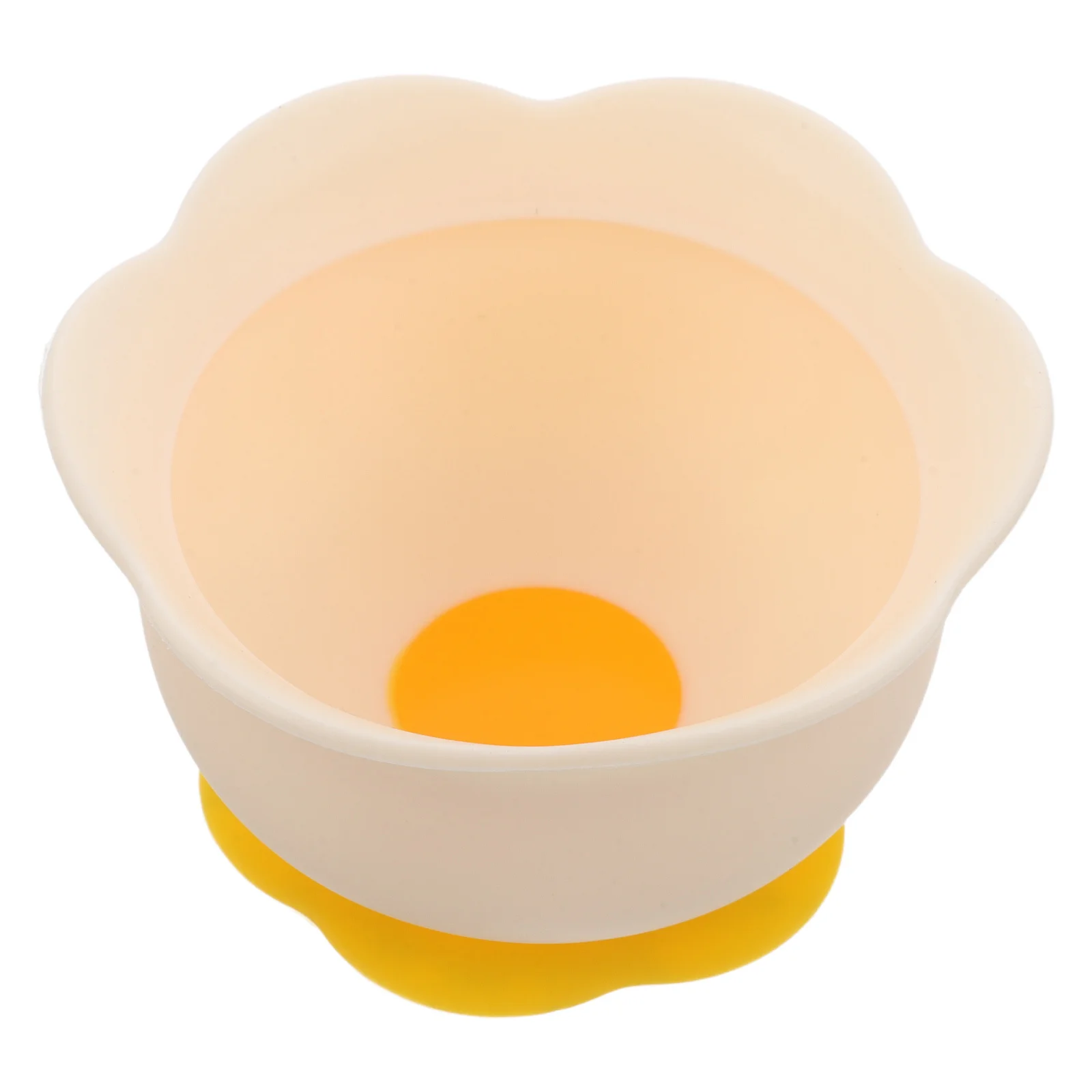 

Baby Silicone Suction 3D Egg Flower Design Non-Slip Base Microwave Safe Dishwasher Cleanable Infant Feeding Bowl For