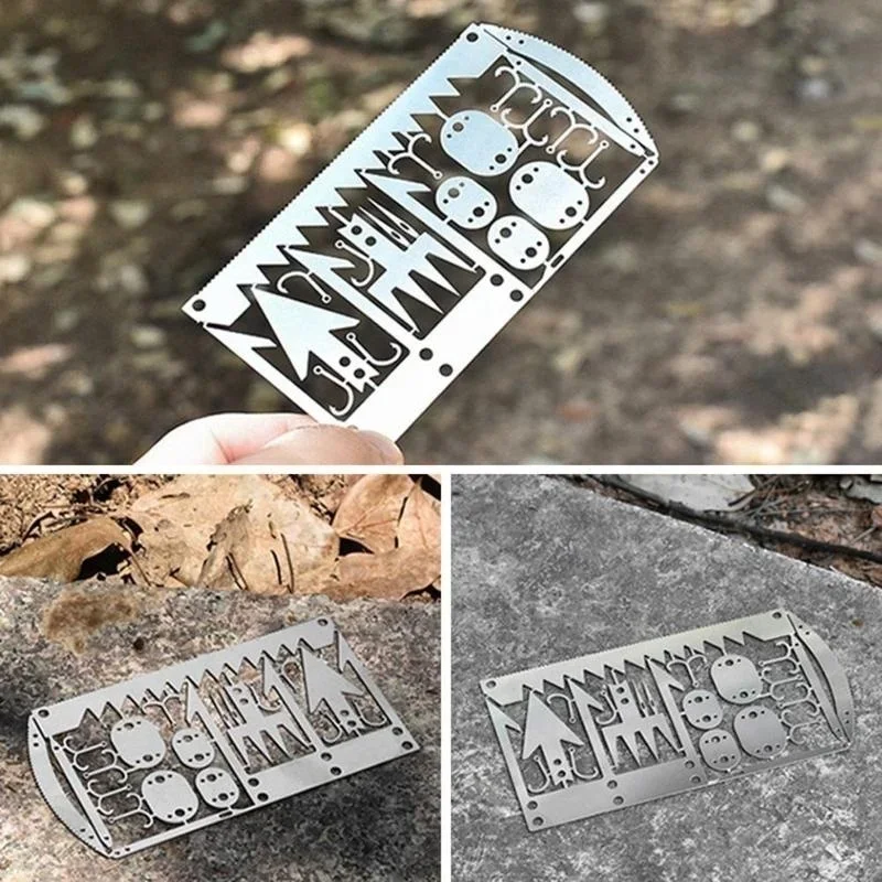

Outdoor Multifunctional Fishing-hook Card Portable Fishing-hunting Tool Wilderness Survival Tool Fishing Gear Fishing Equipment