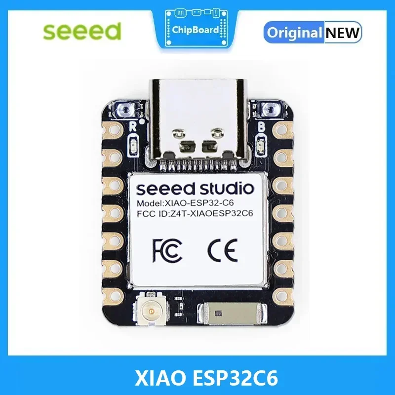 

Seeed XIAO ESP32C6 2,4 ГГц Wi-Fi 6, BLE 5,0, Zigbee и резьба