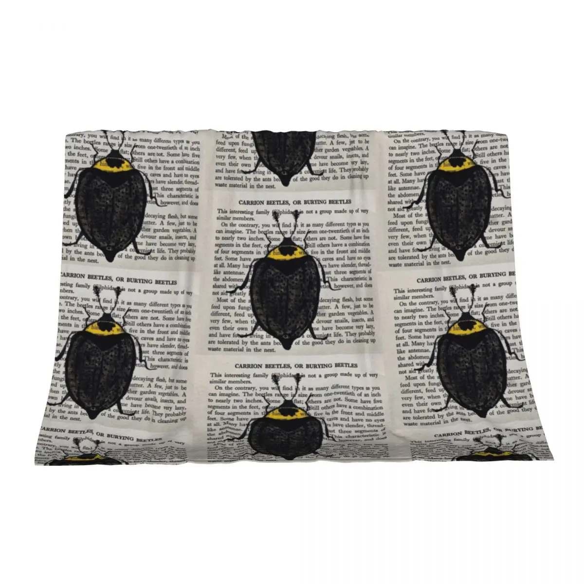 

Carrion Beetle Throw Blanket Blankets For Baby funny gift Decorative Throw Loose Blankets