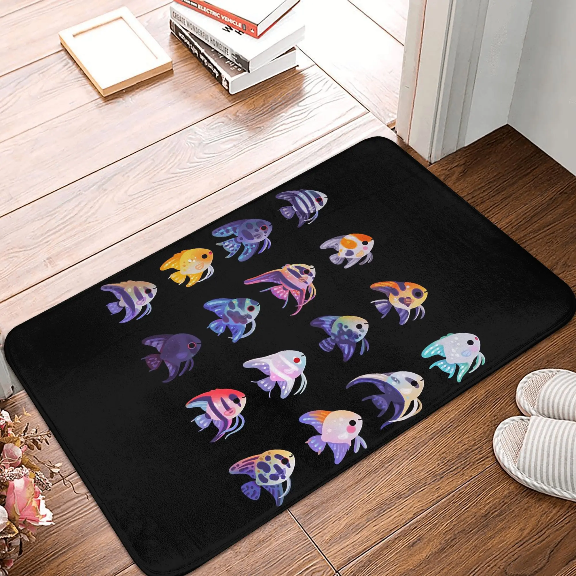 

Angelfish! (freshwater) no text or bright Non-slip Doormat Floor Mat Carpet Rug for Kitchen Entrance Home Bedroom Footpad Mats