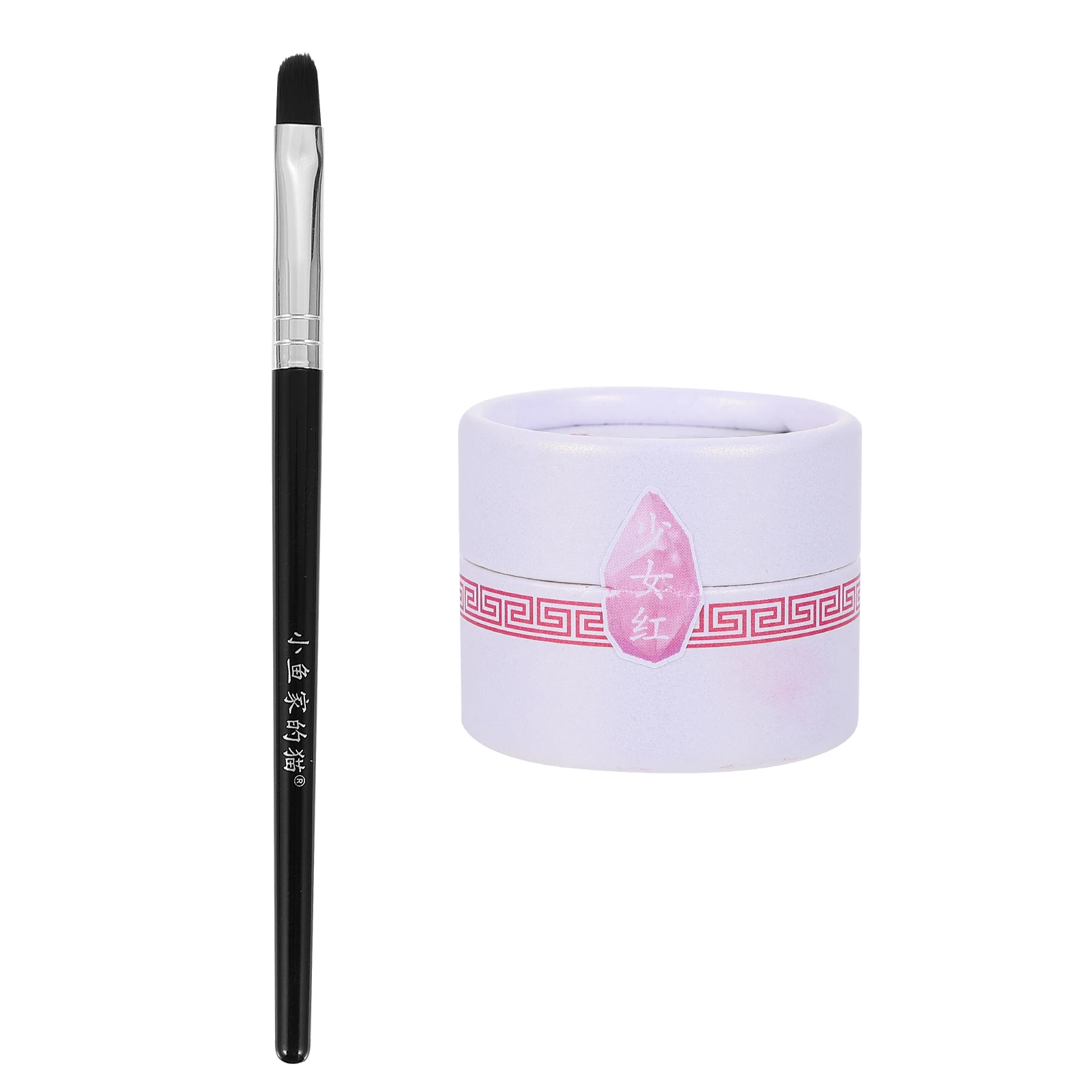 

Vintage Rouge Lipstick Blush Eye Shadow Girl for Cheeks Face Ceramics Natural Blusher