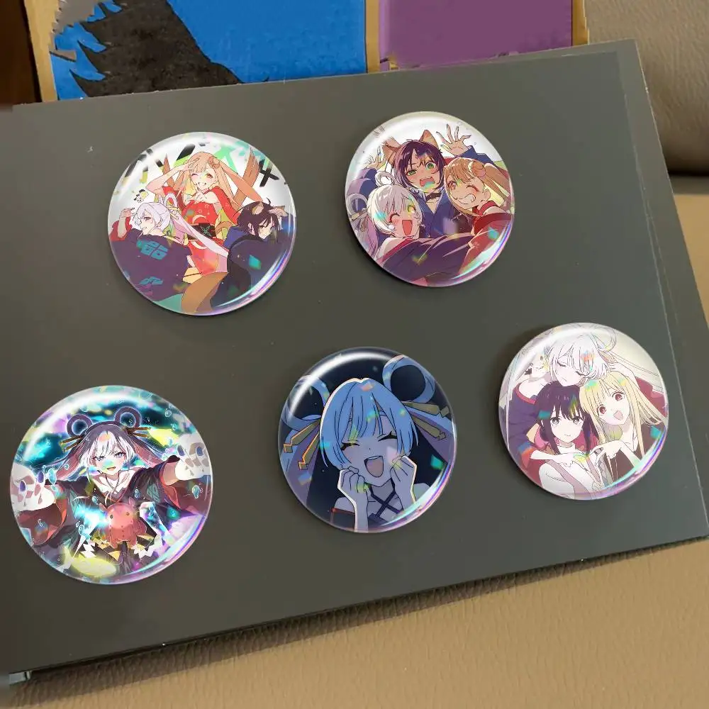 C-Cosmic P-Princess K-Kaguya   Badge 25 32 44 58 75 mm Round Fans Collect Friends Gifts Brooch Souvenir